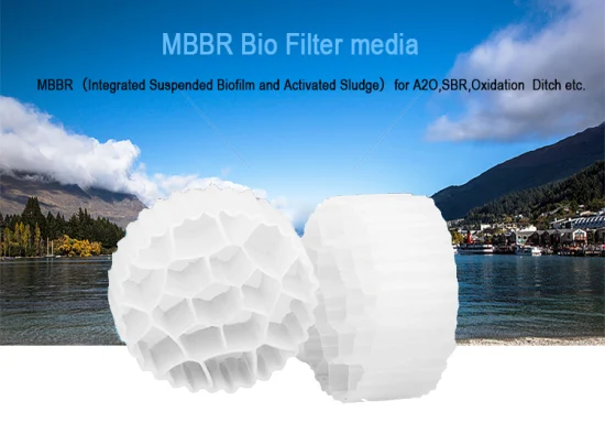 Filter Teichsystem Filtermedien Mbbr Aquarium Filterball Mbbr für die Abwasseraufbereitung